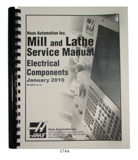 haas cnc mill & lathe service manual electrical|haas cnc mill for sale.